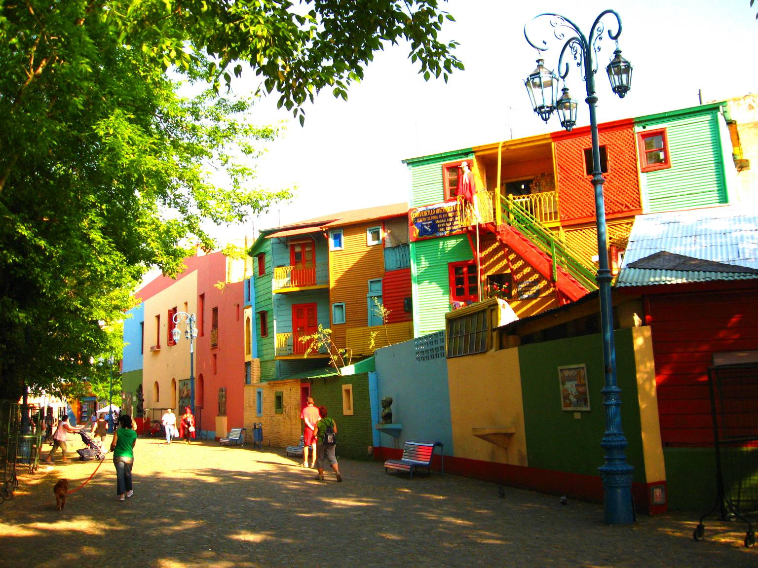 Район Ла-Бока, Буэнос-Айрес. Аргентина Buenos Aires La Boca