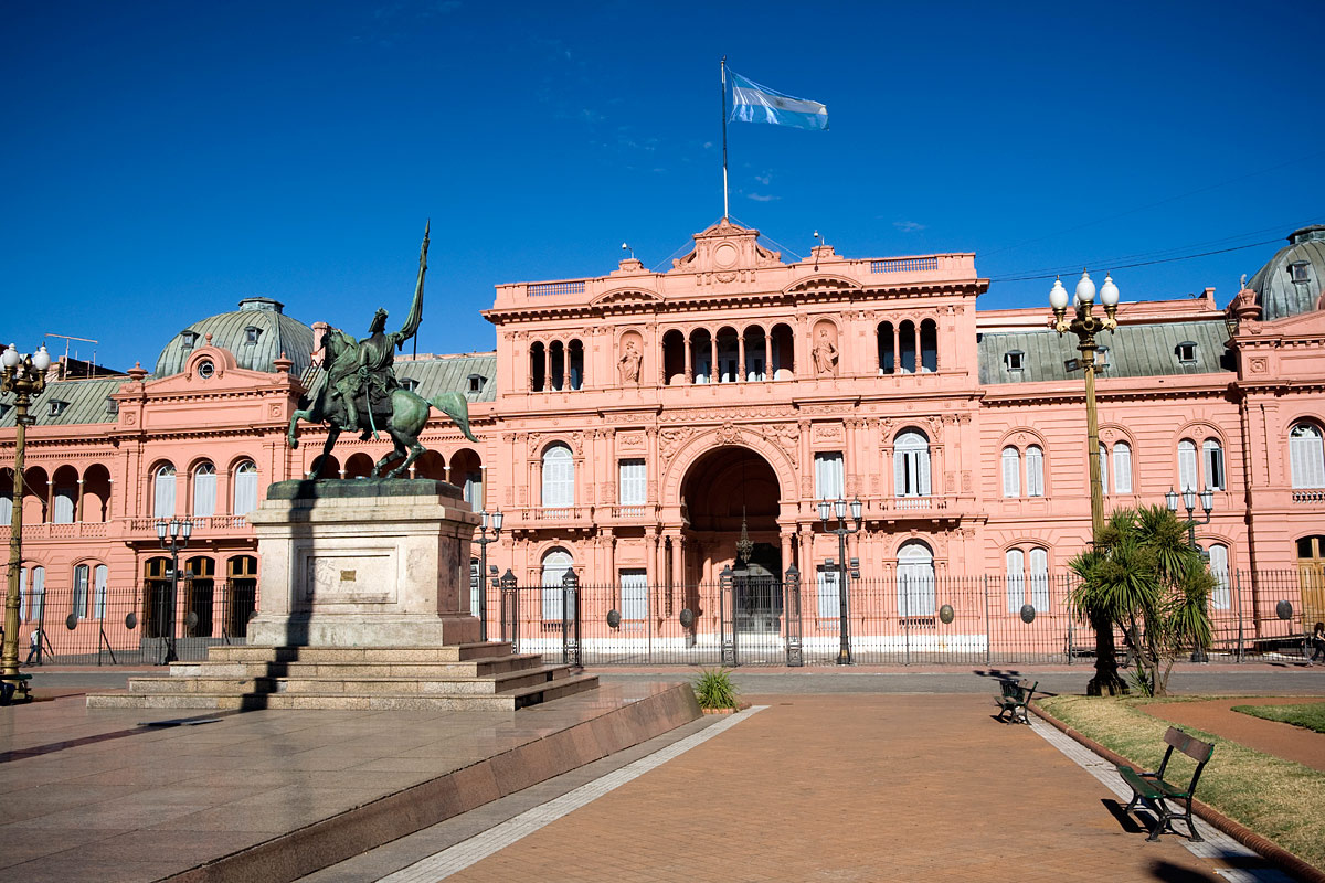 Розовый дом, Буэнос-Айрес. Аргентина buenos casa rosada