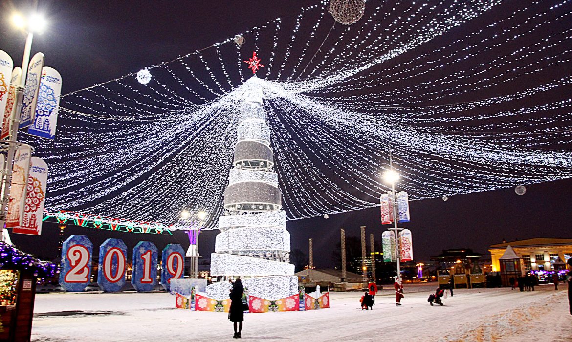 Новый год в Минске Новогодний Минск