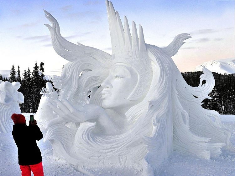 Снежная деревня, Кировск Снежная деревня, Кировск